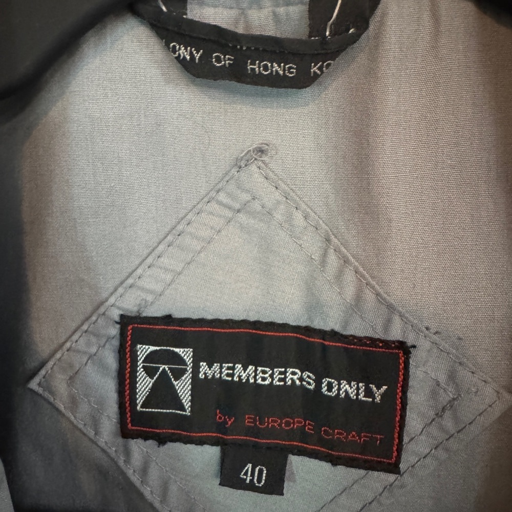 Members Only Light Gray Jacket - image 3